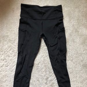 Lululemon Fast and Free 7/8 Tight Black